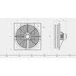 BVN B5PAM-700 fali axiál ventilátor