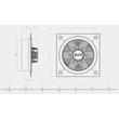 BVN B6PAT-250 fali axiál ventilátor