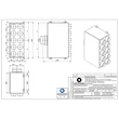 Aerauliqa PLENUM ISO DN125mm 10XDN75/63mm osztó elem