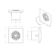 Aerauliqa Quasar T  ventilátor, utószellőztető funkcióval