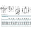 Kép 2/6 - Cata Duct in-line 150 ventilátor, csőközbe építhető, 2 sebességi fokozat