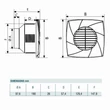 Cata CB-100 Plus ventilátor magas nyomásértékkel