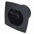 Cata UC-10 Timer fekete ventilátor utószellőztető funkcióval, pillangószeleppel