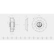 Kép 2/4 - BVN - Ventilátor BDRKF-250 AC 