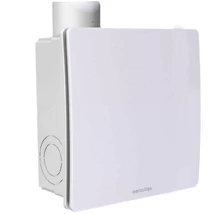 Aerauliqa QXD-80T ventilátor, magas nyomásértékkel, utószellőztető funkcióval, beépített pillangószeleppel, WC csésze elszívásához Aerauliqa QXD-80T ventilátor, magas nyomásértékkel, utószellőztető funkcióval, beépített pillangószeleppel, WC csésze elszívásához