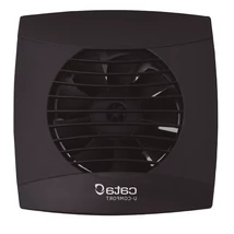 Cata UC-10 STD fekete ventilátor, pillangószeleppel