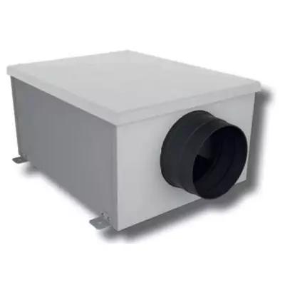 Aerauliqa QBX 125 AC 3V csőközbe építhető radiális háztartási szellőztető ventilátor
