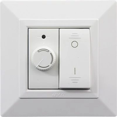 Aerauliqa REL-1A - I 2M elektronikus szabályozó ON/OFF kapcsolóval - süllyesztett