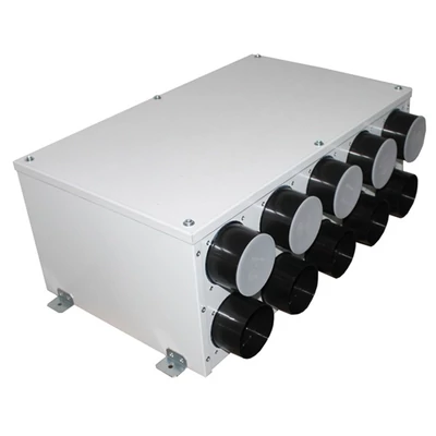 Aerauliqa PLENUM ISO DN125mm 10XDN75/63mm osztó elem