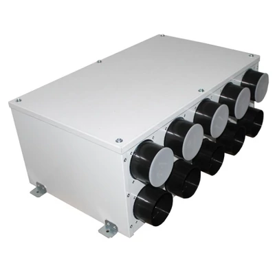 Aerauliqa PLENUM ISO DN150mm 10XDN75/63 mm osztó elem