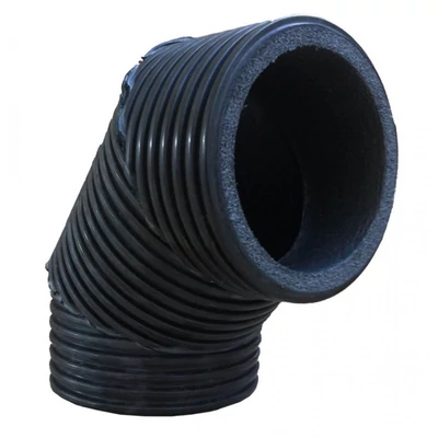 Aerauliqa ISOPIPE DN160/125 mm  90°/45° könyök idom