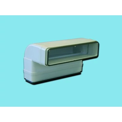 Gonal T-P 1060 lapos csatorna sarok - függőleges - Ø125