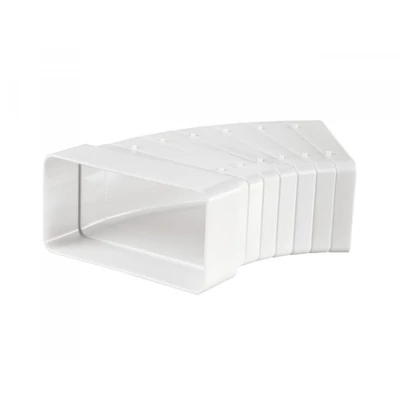 Vents 82810 - 60x204 - 45 fokos vízszintes szeletes ívű  könyök