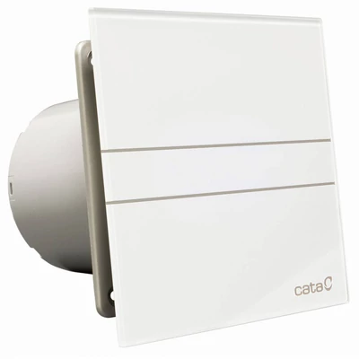 Cata E-100MT ventilátor metakrilát előlappal, utószellőztető funkcióval, fehér