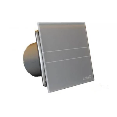 Cata E-100MST ventilátor metakrilát előlappal, utószellőztető funkcióval, szürke